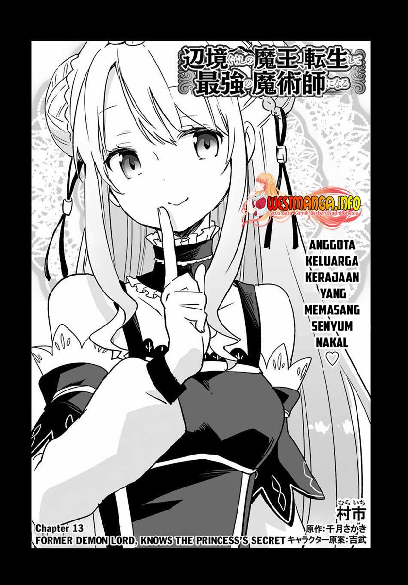 Henkyou Gurashi no Maou, Tensei shite Saikyou no Majutsushi ni naru ~Aisarenagara Nariagaru Moto Maō wa, Ningen o Shiritai~ Chapter 13 Gambar 6